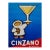 Pierre Monnerat Cinzano Bianco Vermouth, Rare Poster, 1956 For Sale