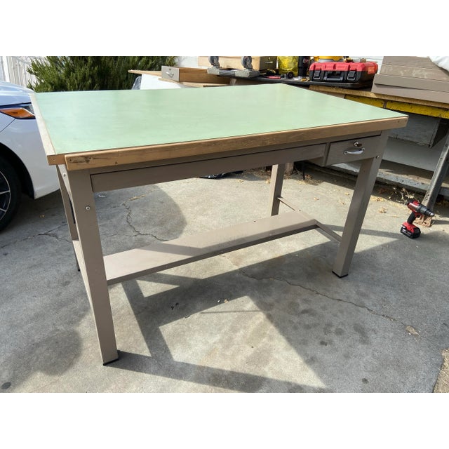 1980s Vintage Hamilton Drafting Table For Sale In Sacramento - Image 6 of 12