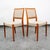 1960s Mid Century Danish Modern Dining Chairs Set 4 Wool Teak Wood Svegards Sweden MCM For Sale - Image 5 of 12