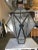 Large Geometric Bronze and Copper Lantern in the Style of Lyman Drake For Sale - Image 4 of 10