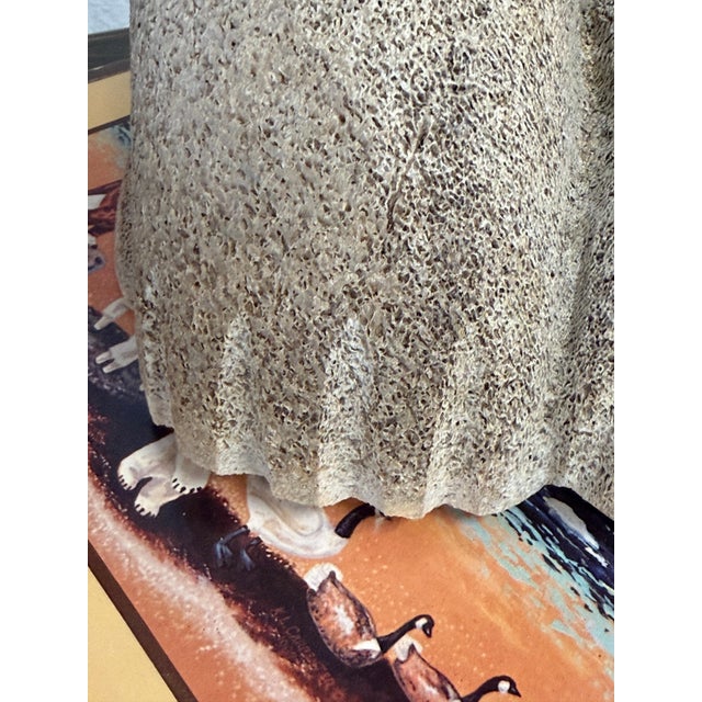 Bone 1970s Inuit Wilson Oozeva Carving of Polar Bear For Sale - Image 7 of 18