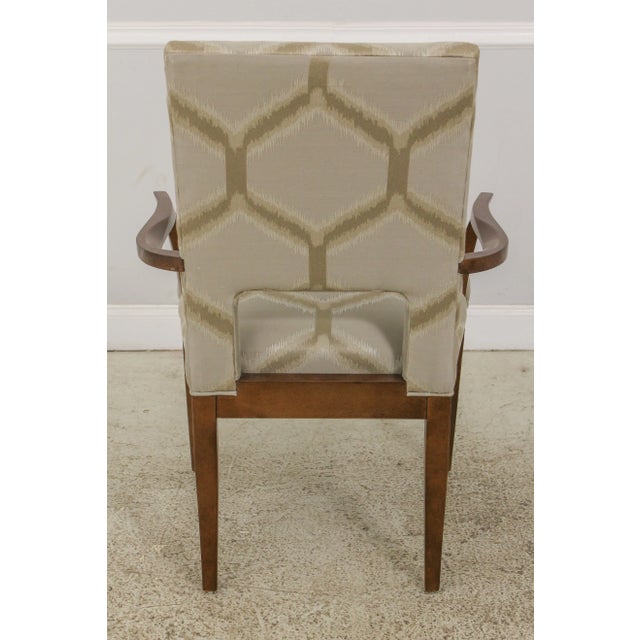 Century Furniture Pair Century Modern Design Upholstered Open Armchairs For Sale - Image 4 of 13