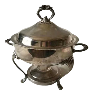Vintage Leonard Silver Company Silverplate Food Warmer