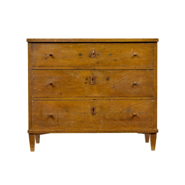 Traditional Swedish Painted Chest of Drawers, 1850 For Sale - Image 9 of 9