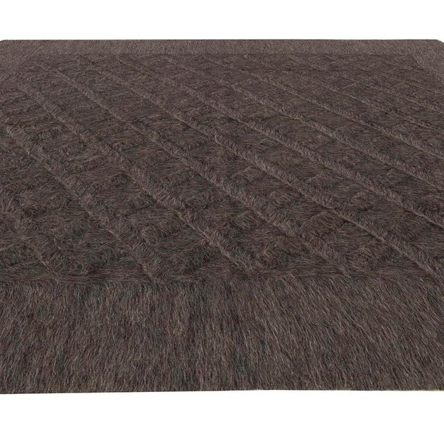 Taurus Collection Modern Geometric Goat Hair Rug by Doris Leslie Blau For Sale - Image 4 of 8