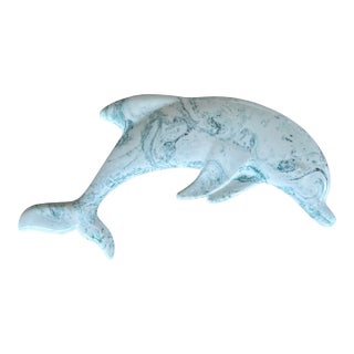Marble Dolphin Wall Decor For Sale