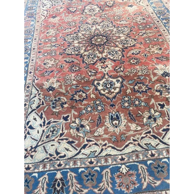 Vintage Isfahan Najafabad Rug For Sale - Image 8 of 16