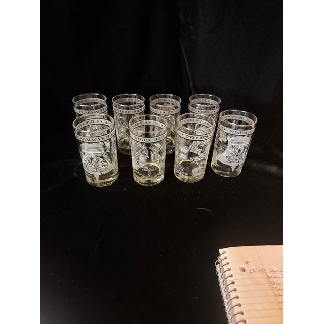 1970s Pharmacist Historic Glassware Set - Set of 8 For Sale - Image 6 of 12