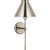 Chapman & Myers for Visual Comfort Signature Parkington Large Tail Sconce in Polished Nickel For Sale
