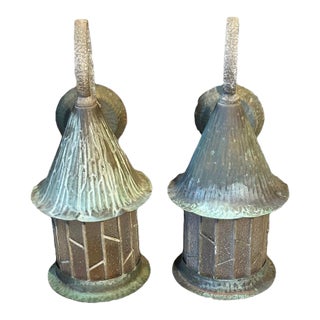 1930s Set of Two Art & Crafts Sconces For Sale