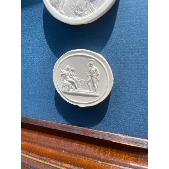 Italian Antique Frame With 3 Ingalios on Windsor Newton Paper For Sale - Image 4 of 7