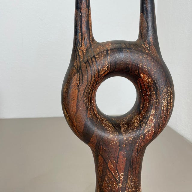 Vintage Ceramic Studio Pottery Vase by Gerhard Liebenthron, 1977 For Sale - Image 4 of 18