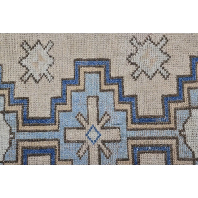 Textile 1960s Oriental Design Wool Antique Area Rug For Sale - Image 7 of 11