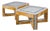 Mid-20th Century Pair of Marble Coffee Tables, Italy For Sale