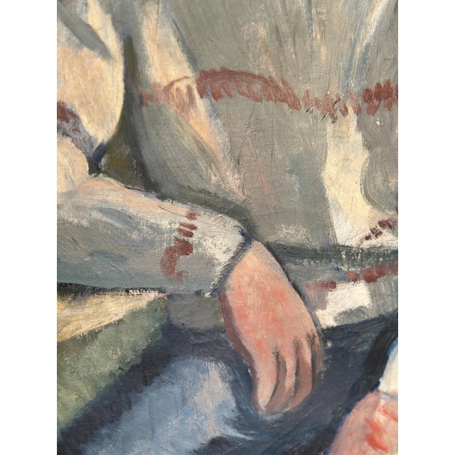 Åke Winnberg, Portrait of a Man, 1960s, Oil on Canvas, Framed For Sale - Image 7 of 18