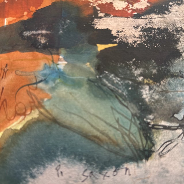 Phil Saxon Ink Drawing on Paper For Sale - Image 9 of 9