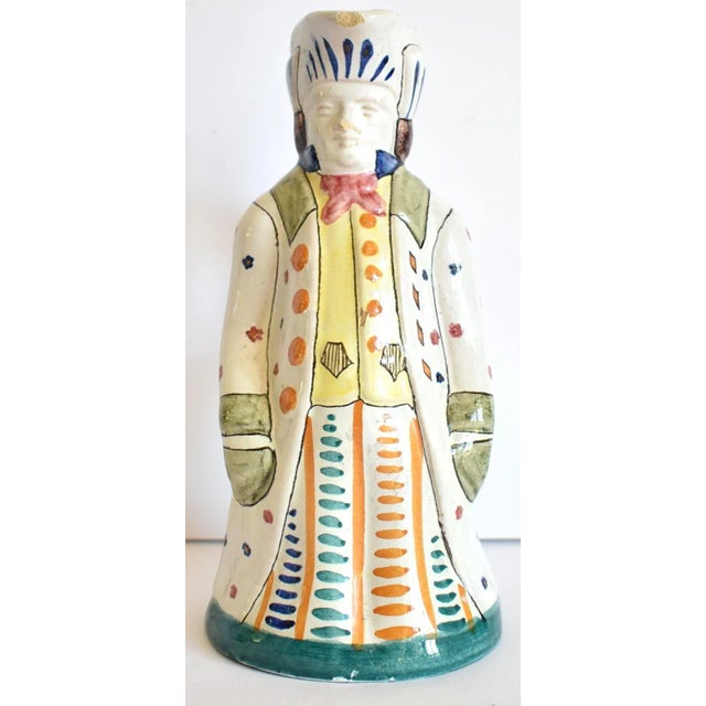 Vintage Italian Figural 18th-Century Man Pitcher For Sale - Image 10 of 10