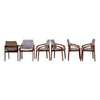Danish Knife Chairs from K.S, 1960s, Set of 6 For Sale