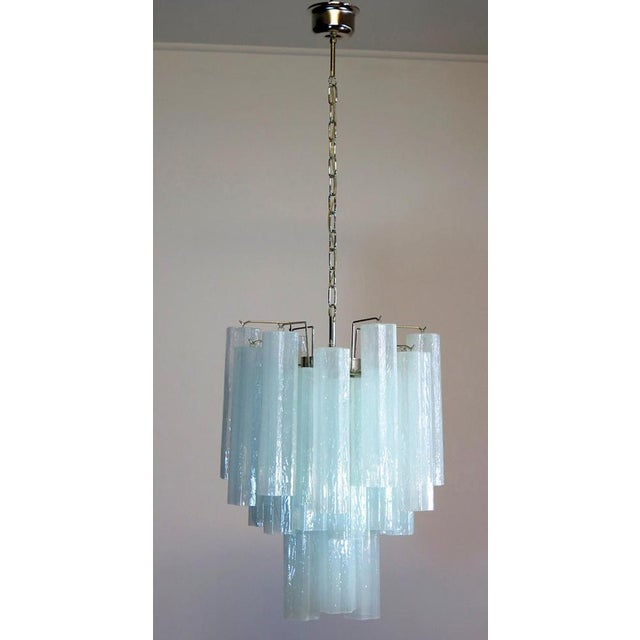 1980s Murano Tronchi Chandeliers in Toni Zuccheri Style for Venini, Set of 2 For Sale - Image 5 of 10