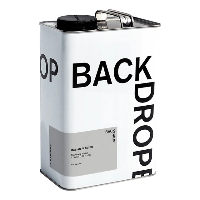 BACKDROP Standard Finish Interior Paint in Italian Plaster (Cool, Light Gray) - 1 Gallon For Sale In Los Angeles - Image 6 of 6