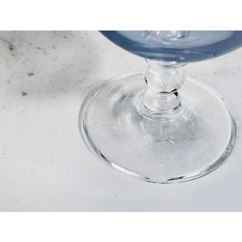 Vintage Chromatic Colored Champagne Glasses, Set of 6 For Sale - Image 12 of 16