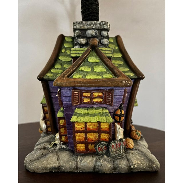 Ornamental & Decorative Materials 1990s Christopher Radko "Howl Manor" Halloween Ornament Tree For Sale - Image 7 of 8
