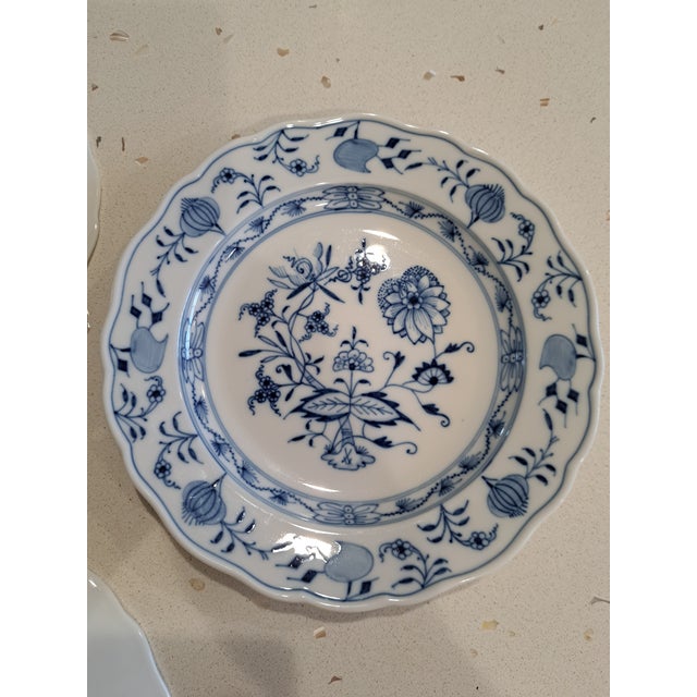 1900 - 1909 Early 1900's Meissen Salad Plates - Set of 6 For Sale - Image 5 of 16