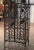 Mid-Century French Iron Sixty-Eight Bottle Wine Rack With Lock and Keys For Sale - Image 4 of 9