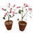 Pair of Artisan Flowers For Sale