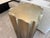 Modern Gold Sculptural Fluted Accent Modern Drum Pedestal Table For Sale - Image 3 of 7