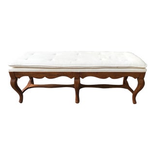 Drexel Heritage French Provincial Bench Vintage 1980’s For Sale