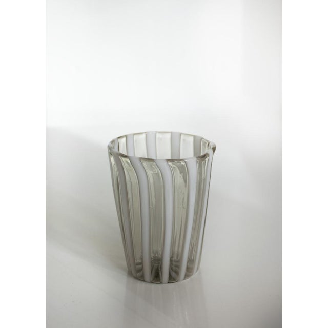 Modern Italian Murano Glasses and Pitcher by Mariana Iskra, 2004s, Set of 7 For Sale - Image 4 of 18