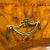 Chestnut 1990s Vintage Italian Three Drawer Walnut Shaped Chest/Console For Sale - Image 8 of 12
