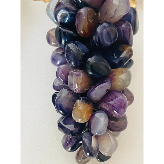 Contemporary Pair of Vintage Brazilian Amethyst Grape Vine Clusters For Sale - Image 3 of 8