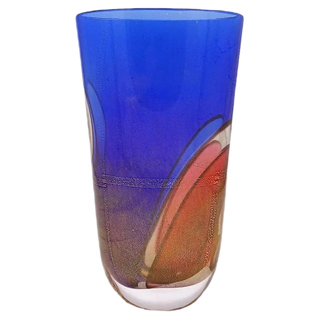Carnival Collection Murano Glass Vase by Archimede Seguso for Seguso For Sale