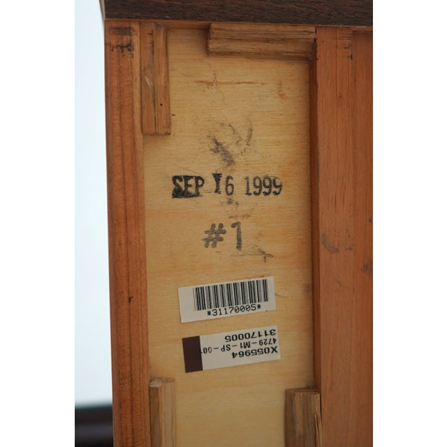 Stickley 4 Drawer Marble Top Server Console For Sale - Image 18 of 18