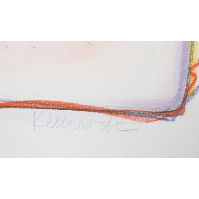 A lithograph by American artist Sybil Kleinrock from 1978 that is titled "Midway Stage I-B". It is signed and numbered 20...