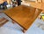 Antique Victorian Style Tiger Oak Table, Square Dining Table with Leaves table features a split pedestal 5-leg base for...