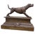 Brown French Fireside Hunting Dog Statue in Patinated Iron For Sale - Image 8 of 8