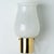 Metal Opaline Glass Wall Lights attributed to Glashütte Limburg, 1960s, Set of 2 For Sale - Image 7 of 15