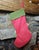 Set of 2 Vintage Festive Christmas Stockings For Sale - Image 18 of 18