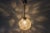 Metal Mid-Century Modern Glass & Chrome Pendant Light For Sale - Image 7 of 18