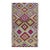 1940s Multicolor Diamond Tribal Turkish Village Kilim Flat Weave 6' 4" X 11' Rug For Sale