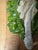 Bottle Green Ceramic Pair Cabbage Leaf Dishes by Studio Bongard For Sale - Image 8 of 9