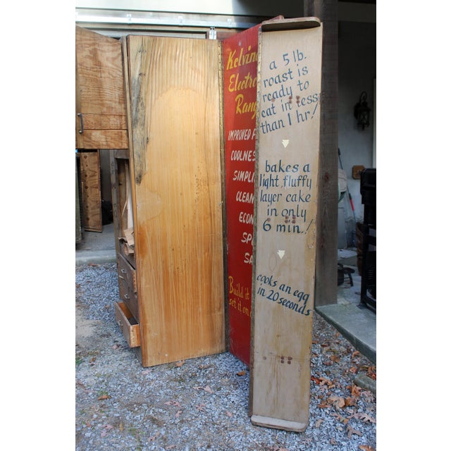 1930s Vintage Kelvinator Display Crate Signs - Set of 5 For Sale - Image 10 of 13