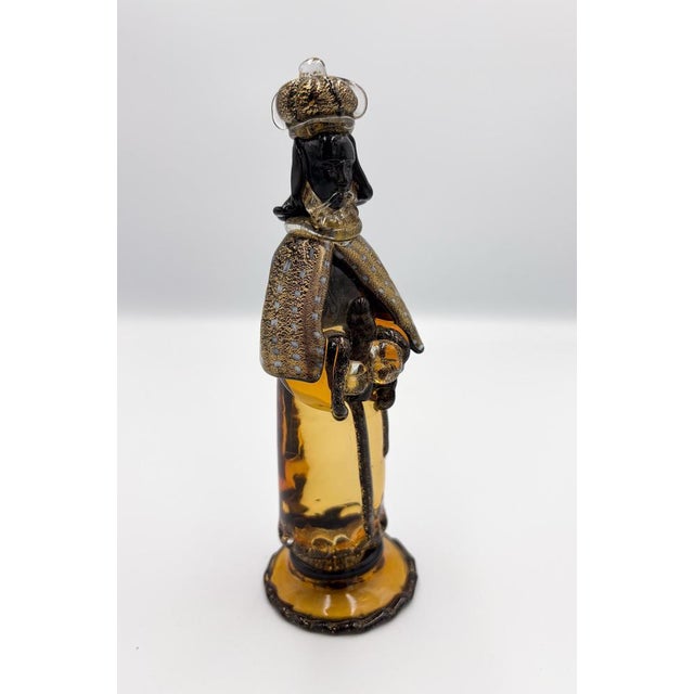 Amber Glass Chess Pieces from Barbini, Pauly & C., 1930s, Set of 32 For Sale - Image 14 of 16