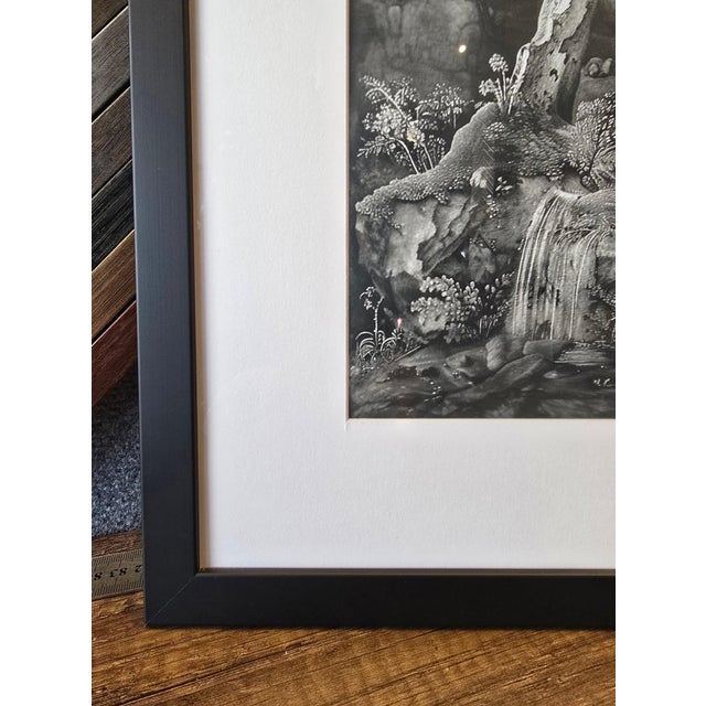 2020s 20" X 20" 'Blurred Landscape' #3 Black and White Photography For Sale - Image 5 of 6