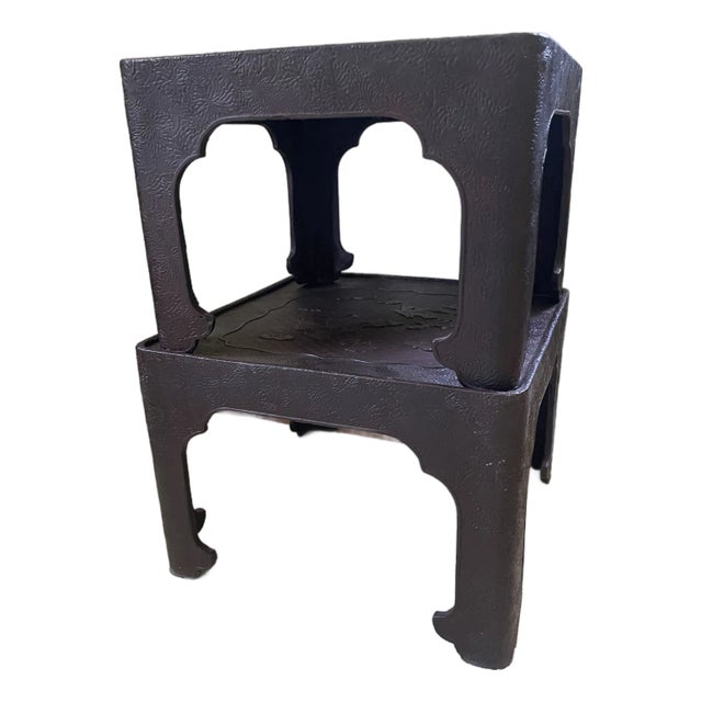 Set of Tiered Asian Stack Tabled/Stands For Sale