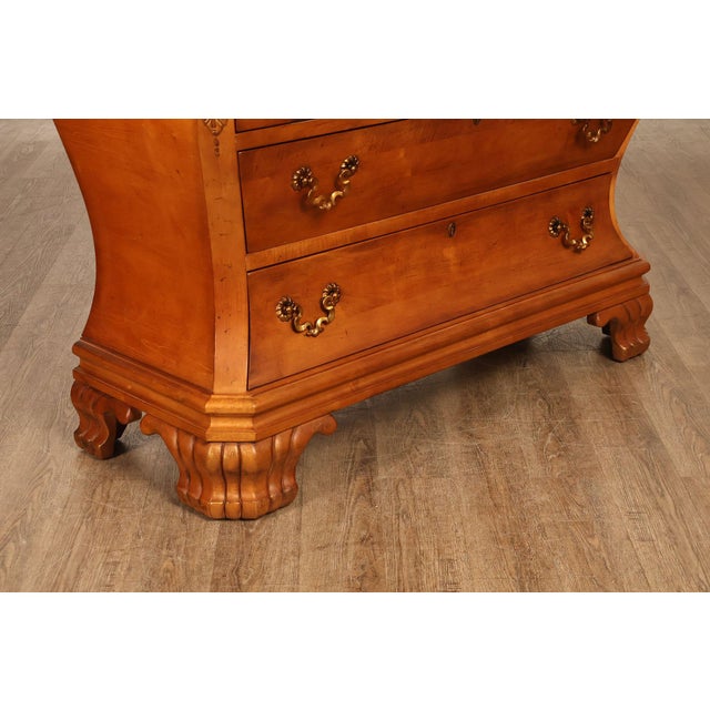Century Furniture French Style Bombe Chest With Marble Top For Sale - Image 12 of 18