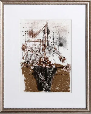 Johnny Friedlaender, "Untitled..." Lithograph